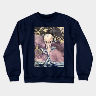 Raven Transforming - large image Crewneck Sweatshirt